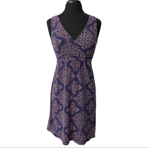 old Navy Printed Double V-Neck Sundress Sz S - Picture 1 of 12